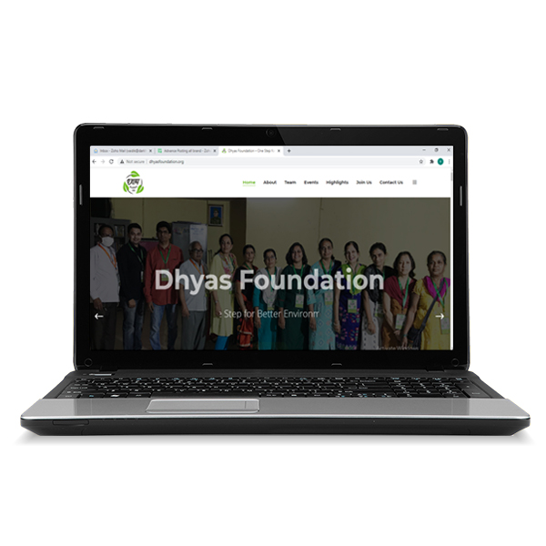 Dhyas Foundation Website Development by DHM